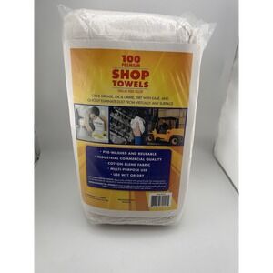 100 Premium Shop Towels Multipurpose Automotive Janitorial Mechanical etc.